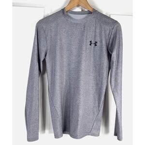 Under Armour Men’s Heat Gear Compression Size XL Gray Long Sleeve T-shirt
